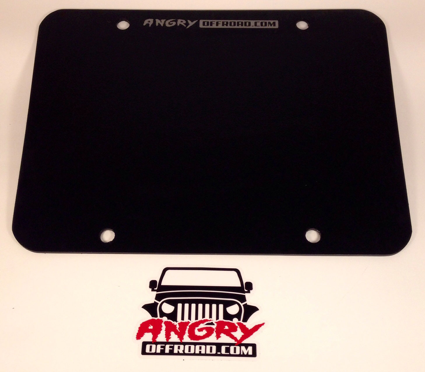 Tailgate Delete Plate - Jeep Tailgate Delete Plate - Angry Off Road Tailgate Delete Plate